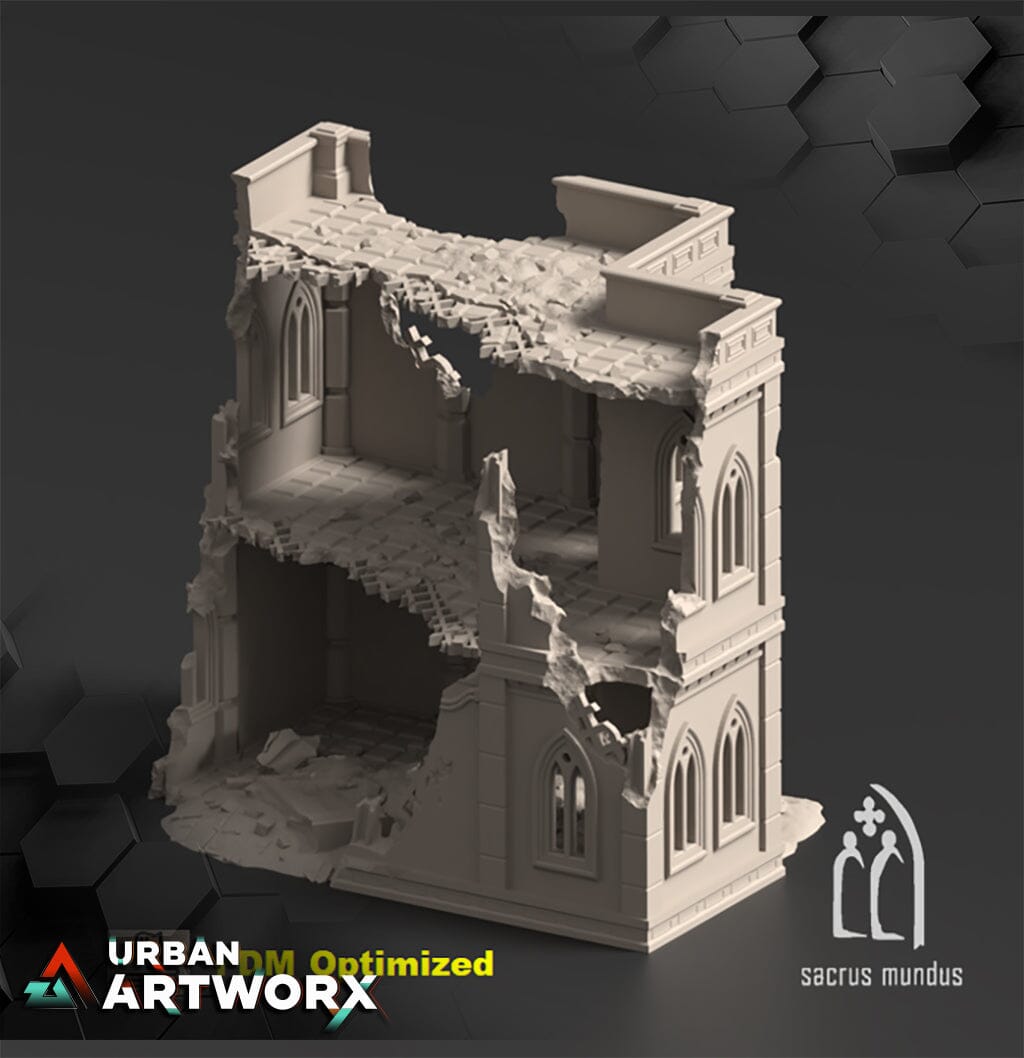 Tabletop Gelände - Sacrusmundus - The Desolation of Emerita Sacrusmundus Terraced B