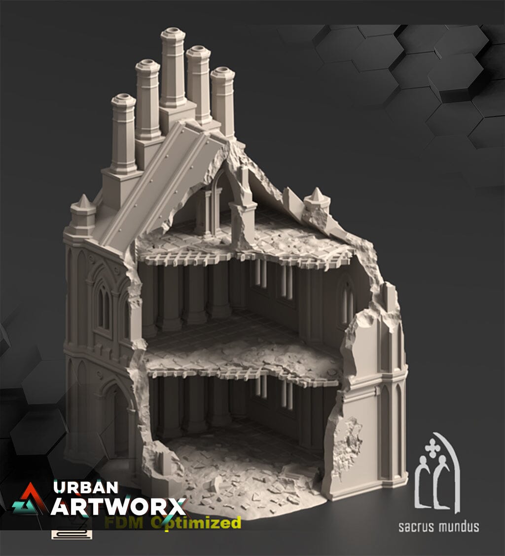 Tabletop Gelände - Sacrusmundus - The Desolation of Emerita Sacrusmundus Terraced C