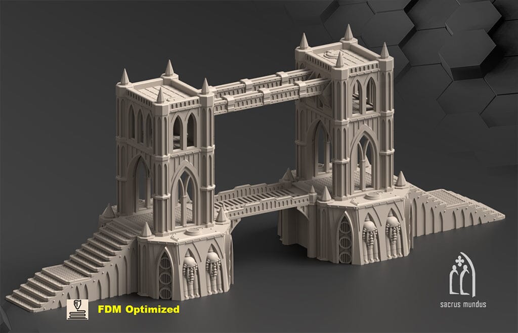 Tabletop Gelände - Sacrusmundus - Thesalon Savage World Fortress Sacrusmundus Bridge