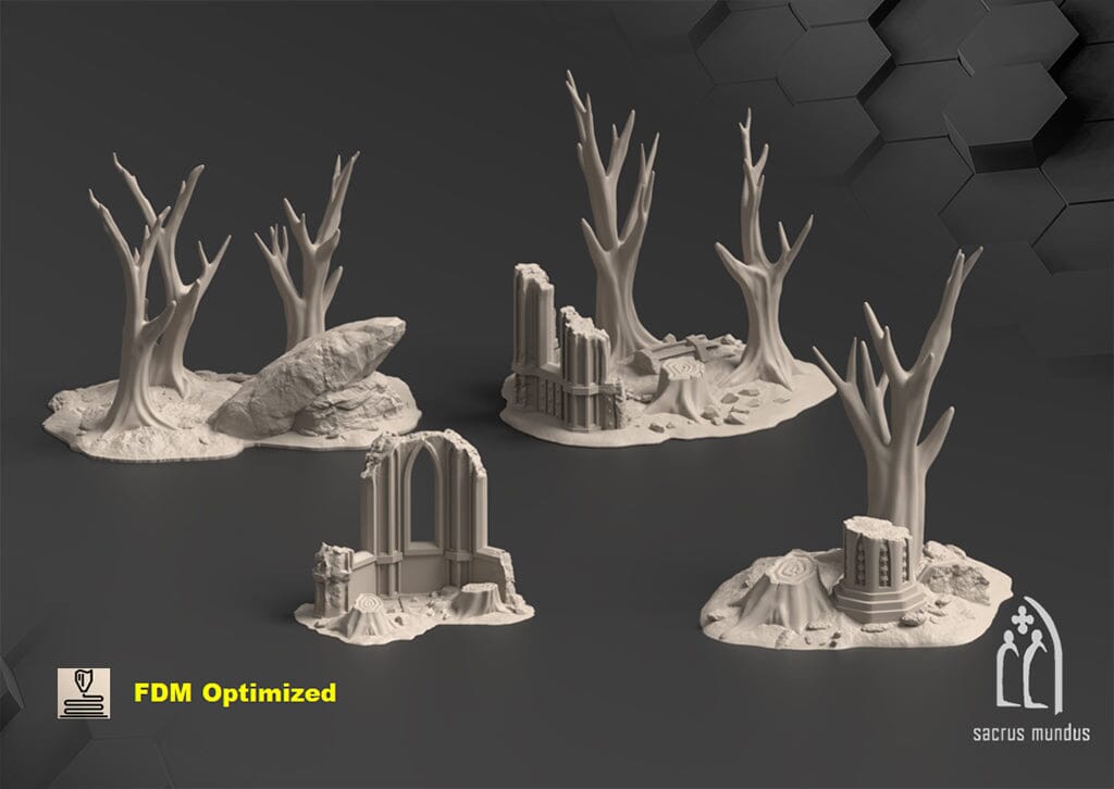 Tabletop Gelände - Sacrusmundus - Thesalon Savage World Fortress Sacrusmundus Forest A