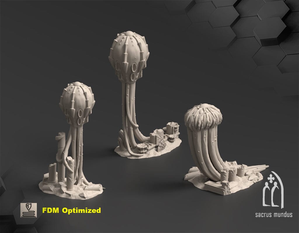 Tabletop Gelände - Sacrusmundus - Tulipa Evolved Infestation Sacrusmundus Giant Spores Set (3)