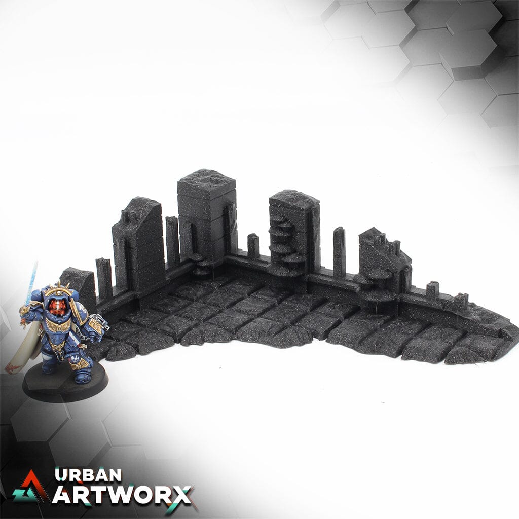 Tabletop Gelände - Sacrusmundus - Tulipa The Infested World Sacrusmundus Ground Ruins C