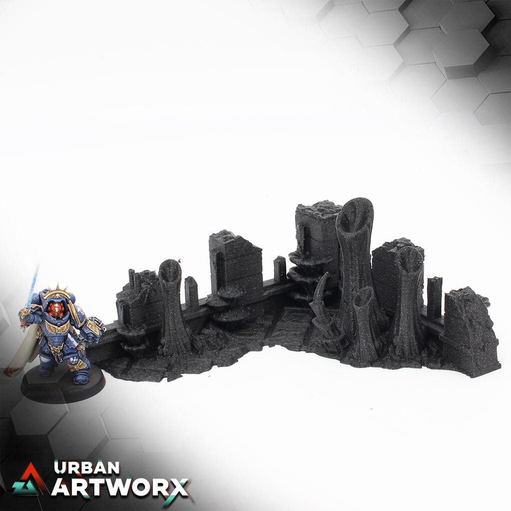 Tabletop Gelände - Sacrusmundus - Tulipa The Infested World Sacrusmundus Ground Ruins D