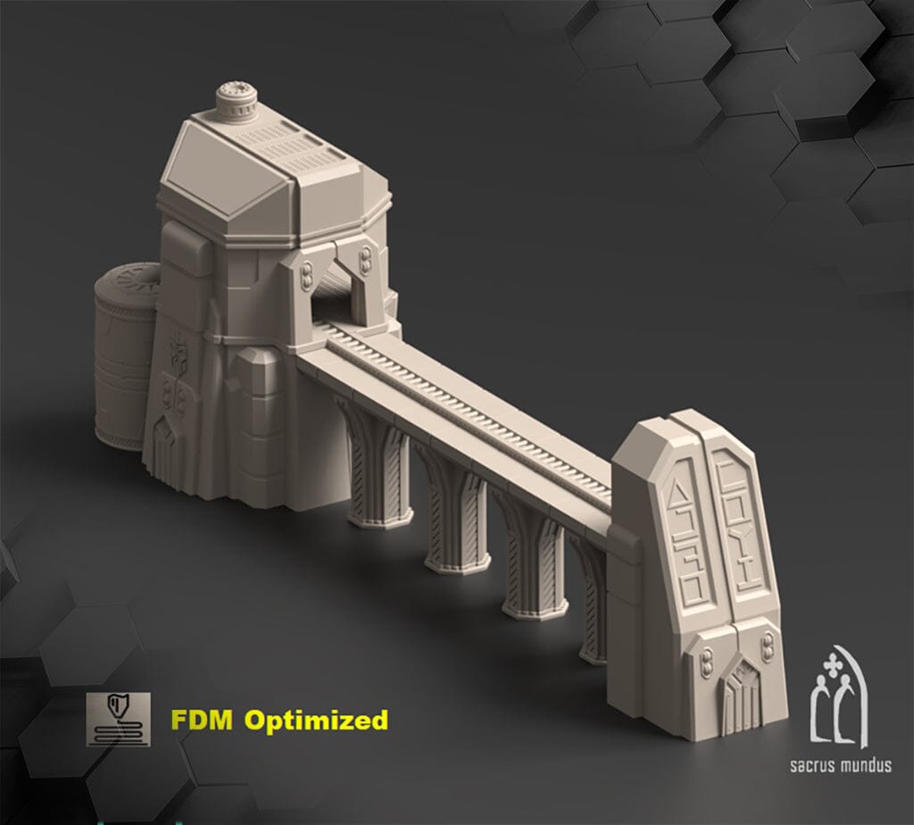 Tabletop Gelände - Sacrusmundus - Vatar XI Mining Complex Sacrusmundus Processing Line