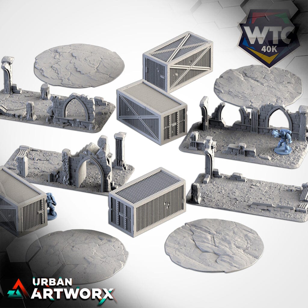 Tabletop Gelände - Txarli Factory - Ancient Ruins WTC Txarli Factory