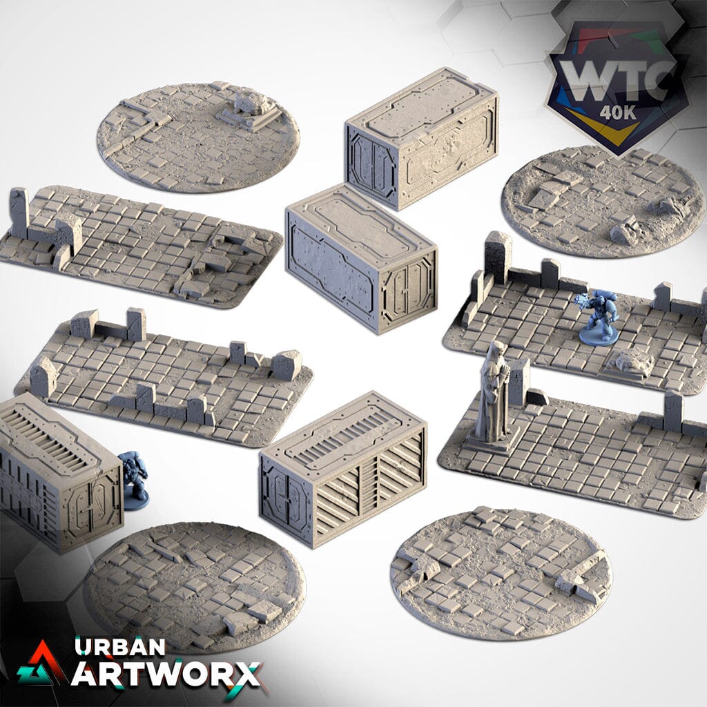 Tabletop Gelände - Txarli Factory - City Ruins WTC Txarli Factory