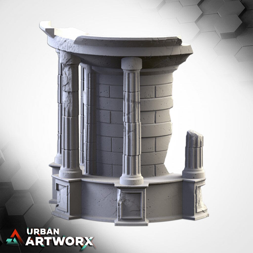 Tabletop Gelände - Txarli Factory - Classic Temples Txarli Factory Circle 1