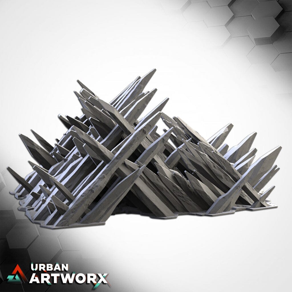 Tabletop Gelände - Txarli Factory - Crystal Spikes Txarli Factory Fortress