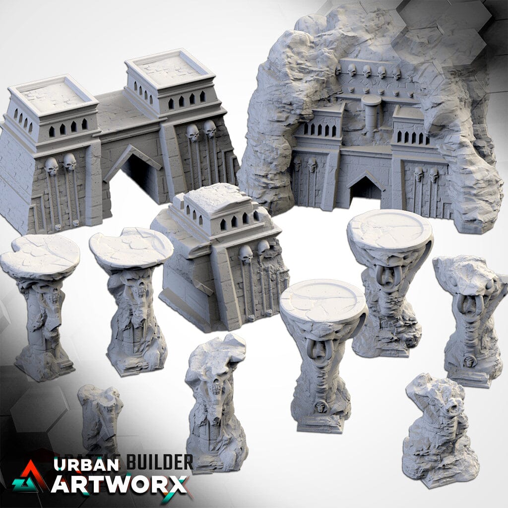 Tabletop Gelände - Txarli Factory - Death Valley Txarli Factory Complete Set