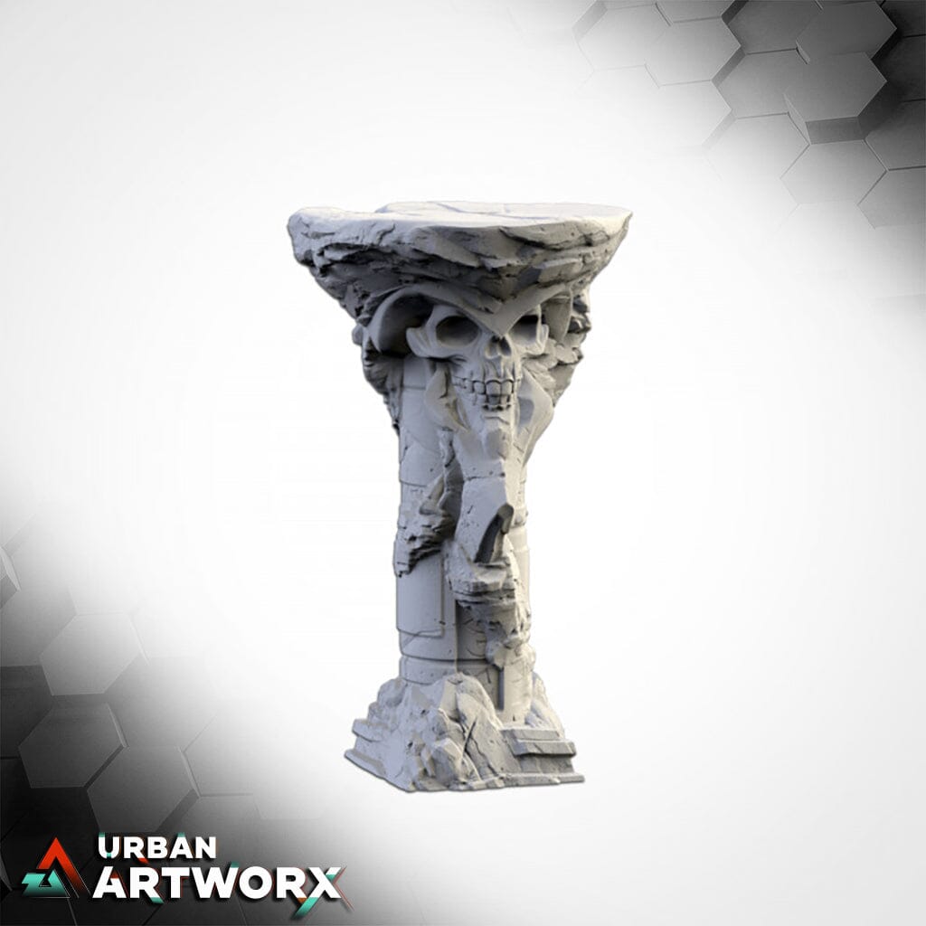 Tabletop Gelände - Txarli Factory - Death Valley Txarli Factory Statue Skull 1