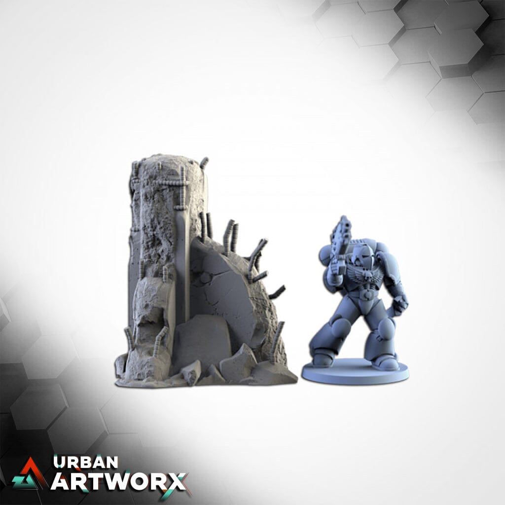 Tabletop Gelände - Txarli Factory -Debris Txarli Factory