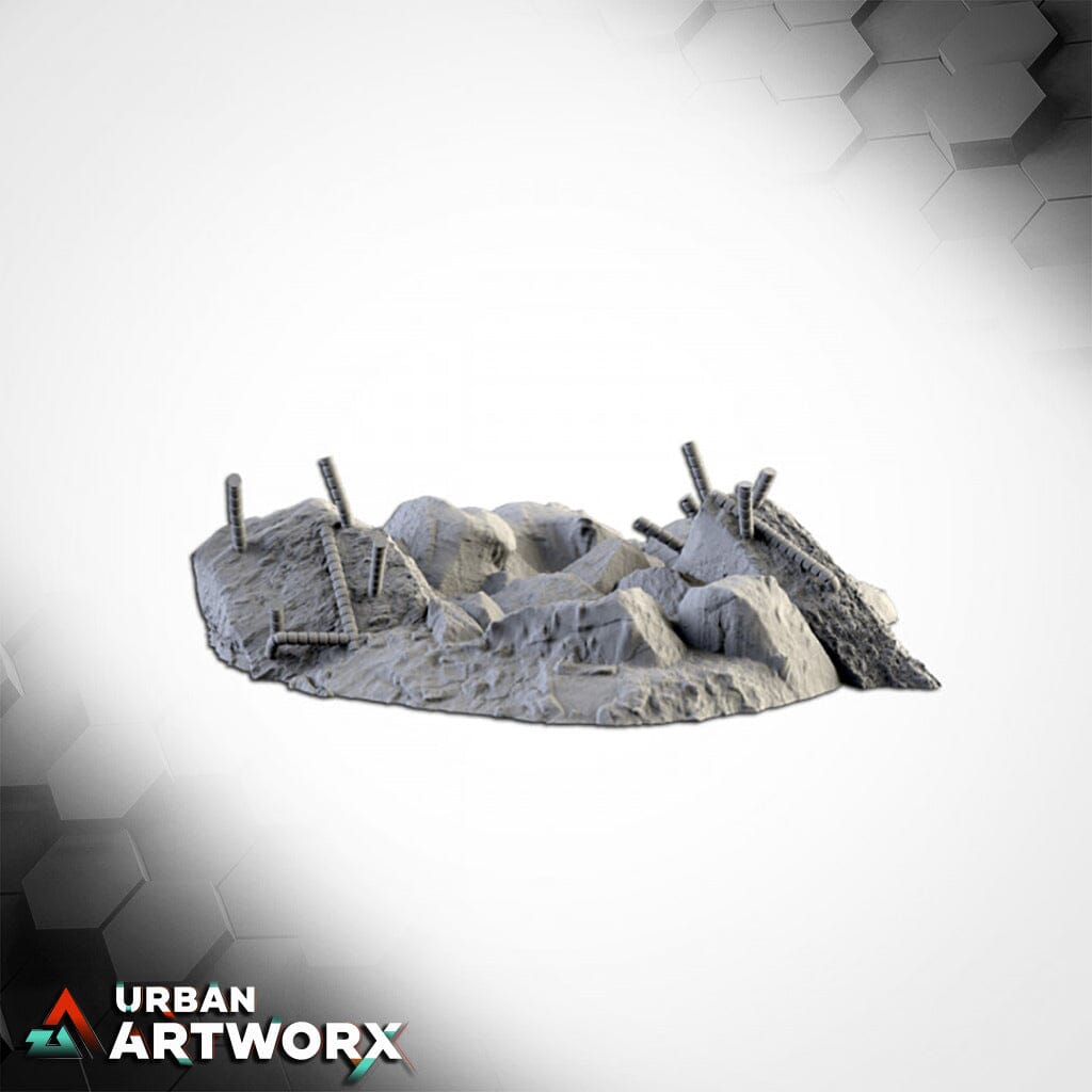 Tabletop Gelände - Txarli Factory -Debris Txarli Factory
