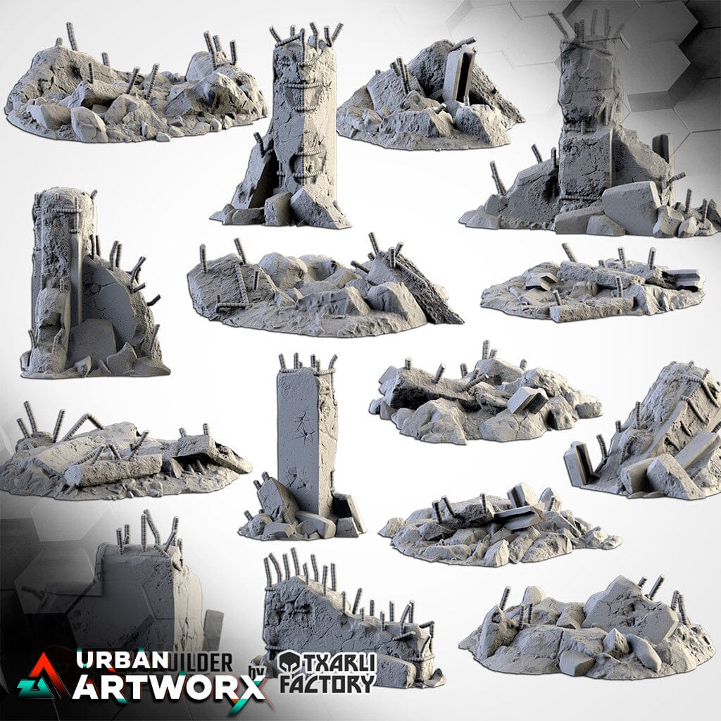 Tabletop Gelände - Txarli Factory -Debris Txarli Factory