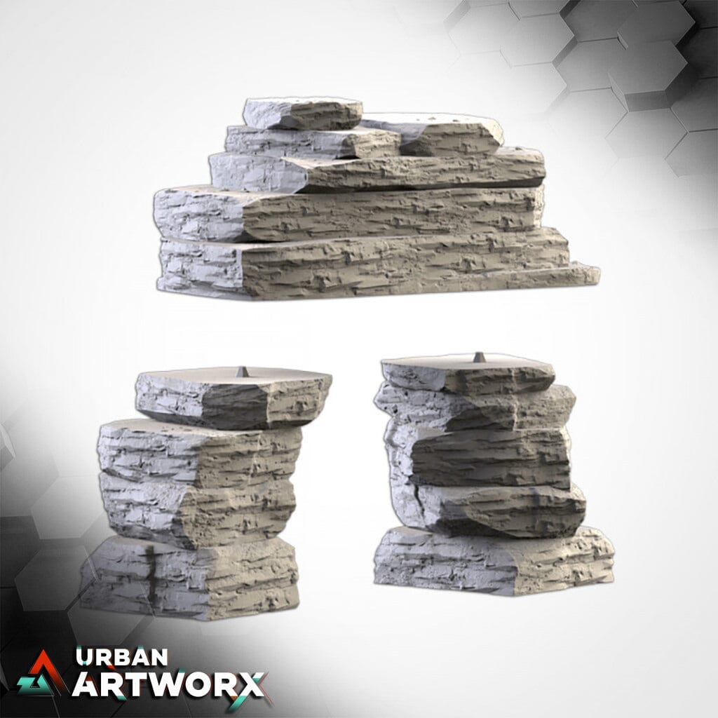 Tabletop Gelände - Txarli Factory - Desert Mountains 2 Txarli Factory