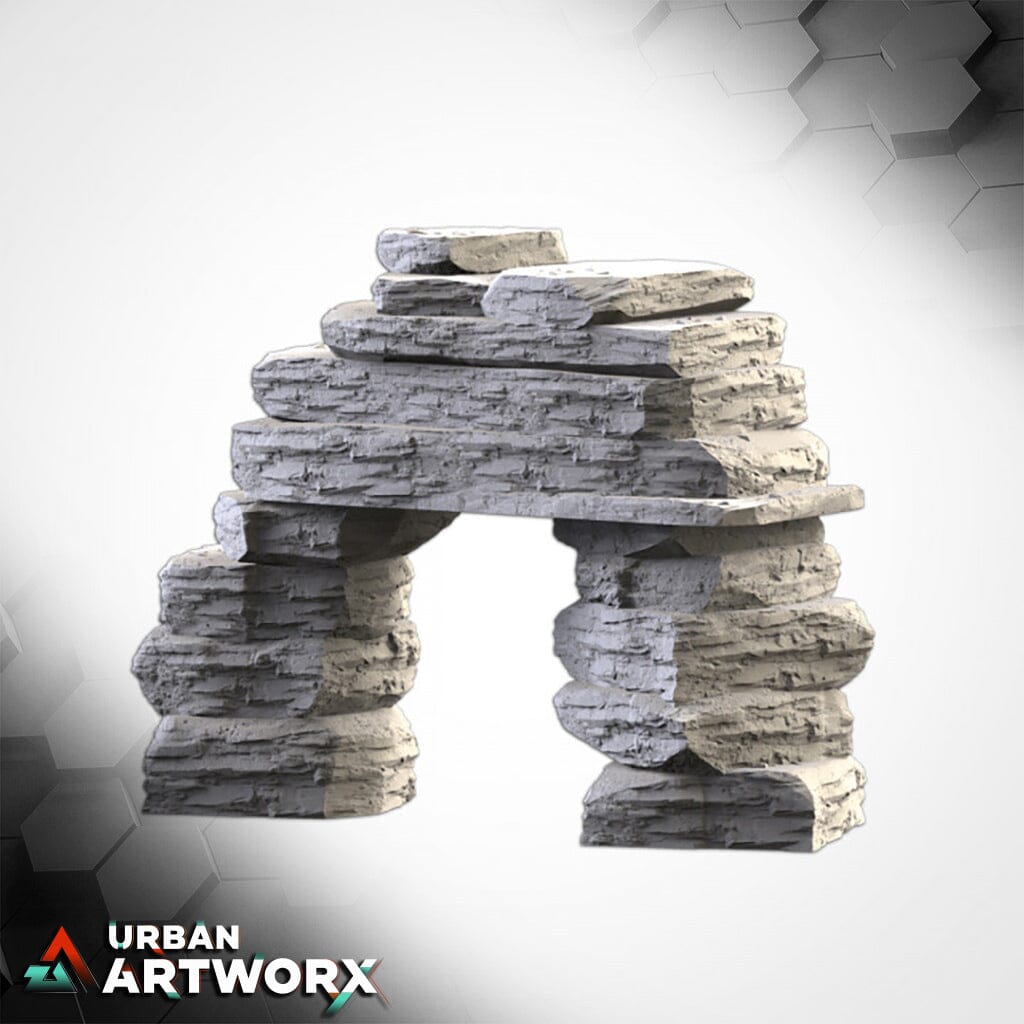 Tabletop Gelände - Txarli Factory - Desert Mountains 2 Txarli Factory Mountain 1