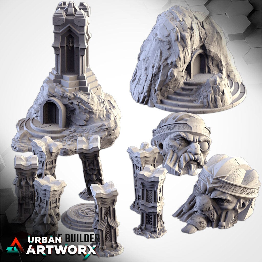 Tabletop Gelände - Txarli Factory - Dwarf Village Txarli Factory Complete Set