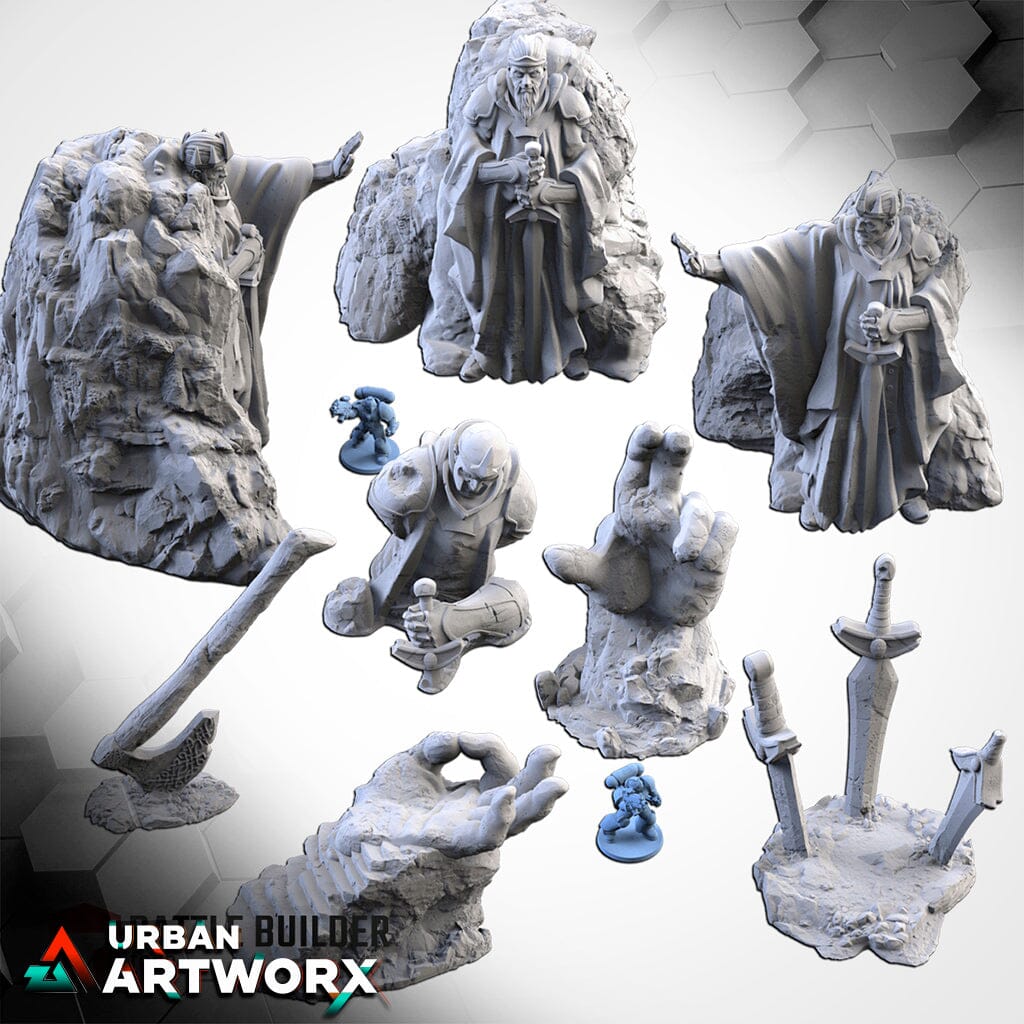 Tabletop Gelände - Txarli Factory - Middle Earth Txarli Factory Complete Set