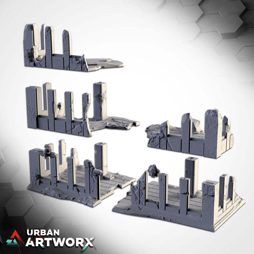 Tabletop Gelände - Txarli Factory - Ruins Txarli Factory