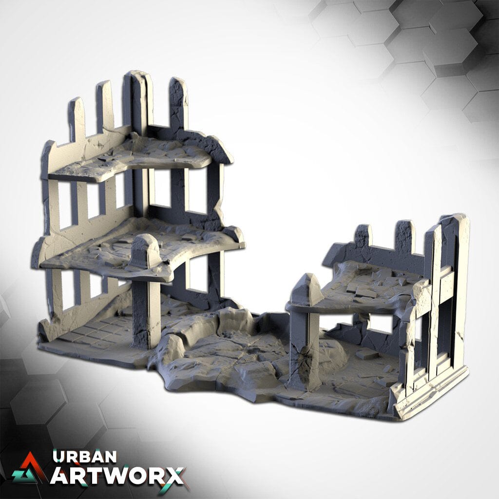 Tabletop Gelände - Txarli Factory - Ruins Txarli Factory Ruin 1
