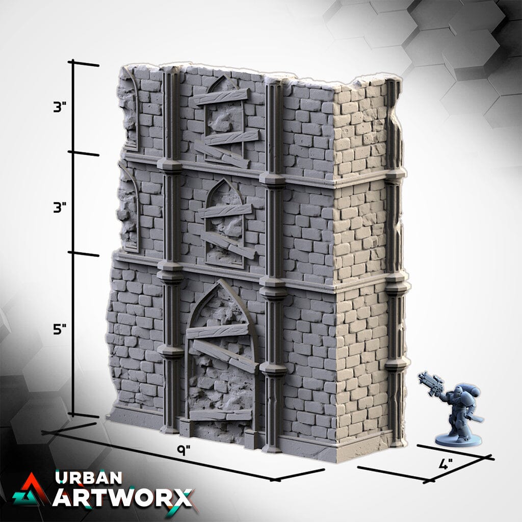 Tabletop Gelände - Txarli Factory - Temple Ruins Txarli Factory Ruin 1