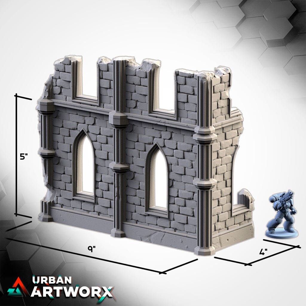 Tabletop Gelände - Txarli Factory - Temple Ruins Txarli Factory Ruin 3