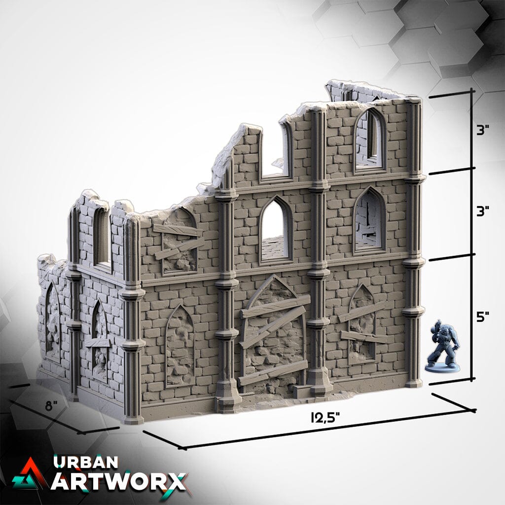 Tabletop Gelände - Txarli Factory - Temple Ruins Txarli Factory Ruin 4