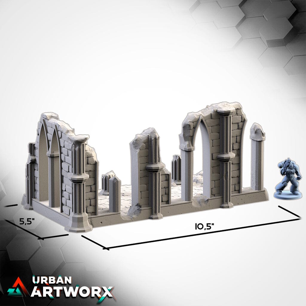Tabletop Gelände - Txarli Factory - Temple Ruins Txarli Factory Ruin 6