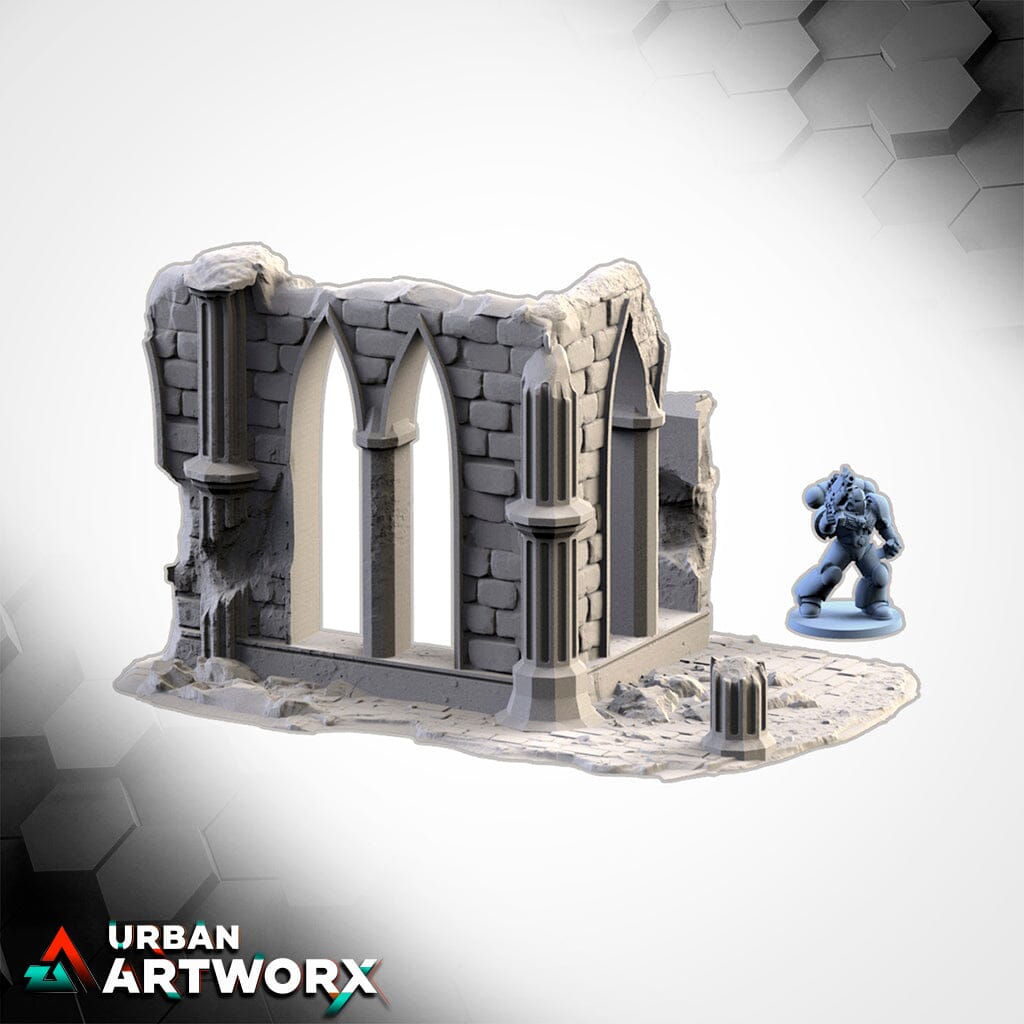 Tabletop Gelände - Txarli Factory - Temple Ruins Txarli Factory Ruin 7