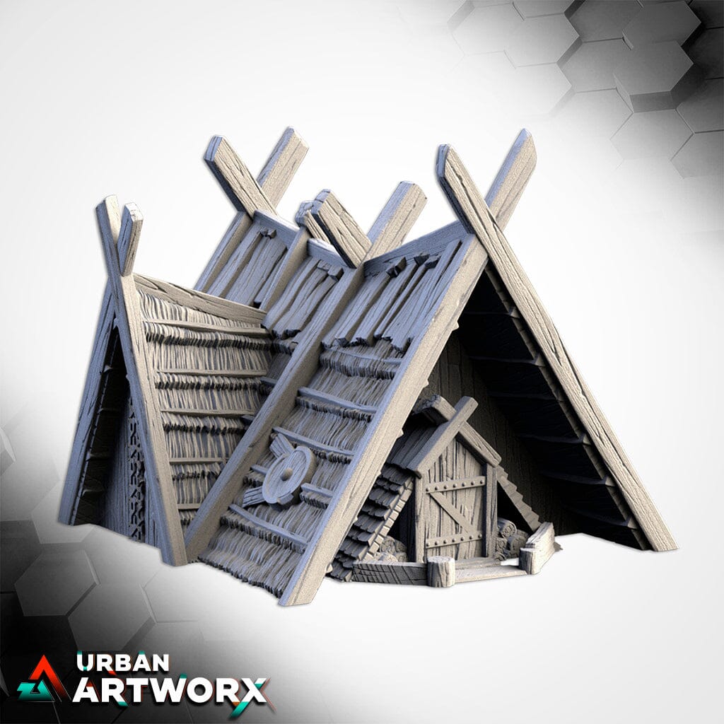 Tabletop Gelände - Txarli Factory - Viking Houses Txarli Factory House 1