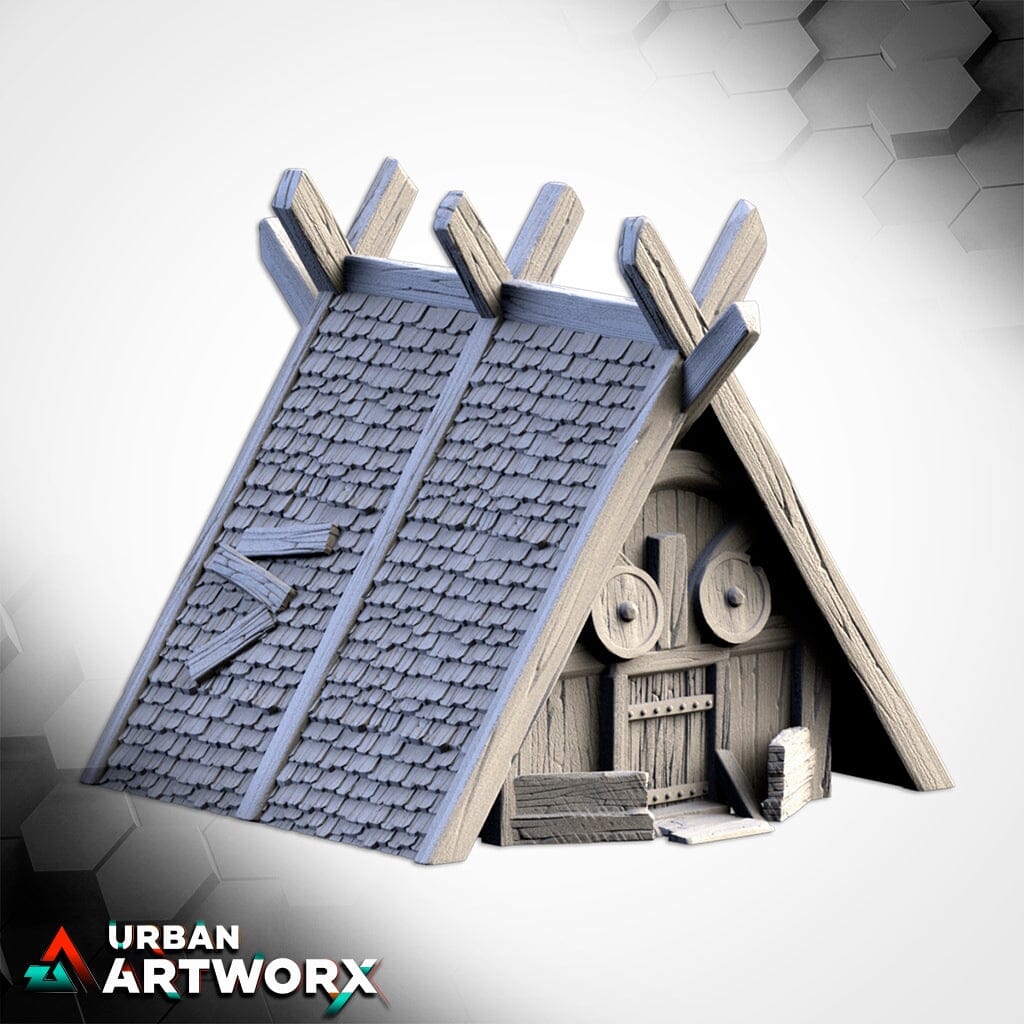 Tabletop Gelände - Txarli Factory - Viking Houses Txarli Factory House 2