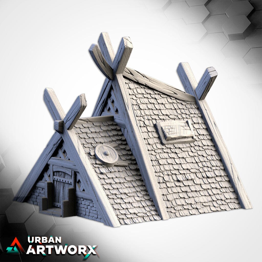 Tabletop Gelände - Txarli Factory - Viking Houses Txarli Factory House 4