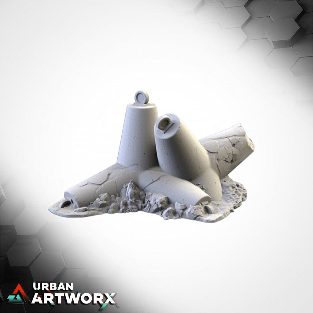 Tabletop Gelände - Txarli Factory - War Bunkers Txarli Factory Barricade 3