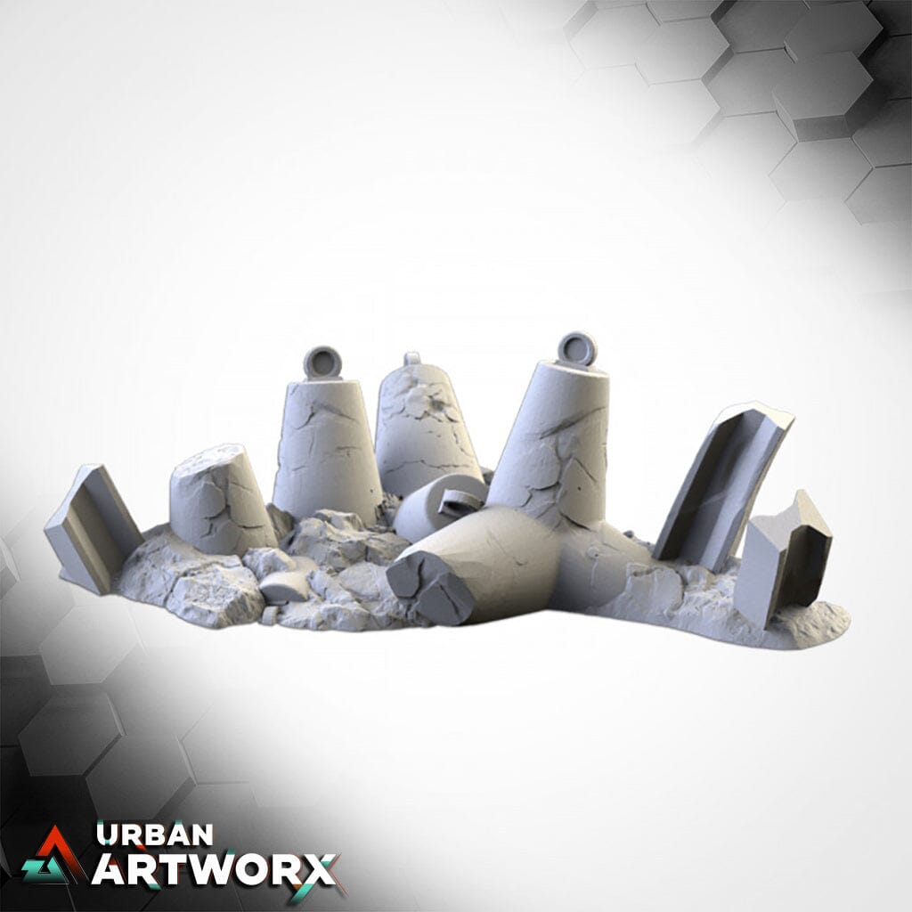 Tabletop Gelände - Txarli Factory - War Bunkers Txarli Factory Barricade 6