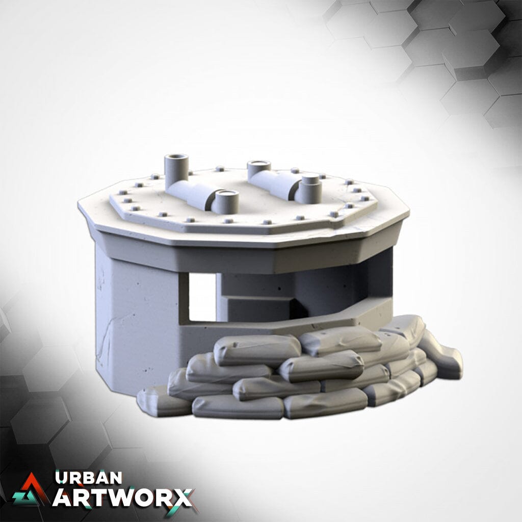 Tabletop Gelände - Txarli Factory - War Bunkers Txarli Factory Bunker 1