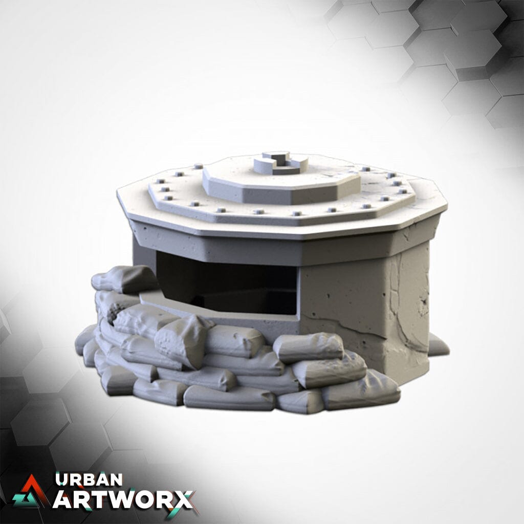 Tabletop Gelände - Txarli Factory - War Bunkers Txarli Factory Bunker 2