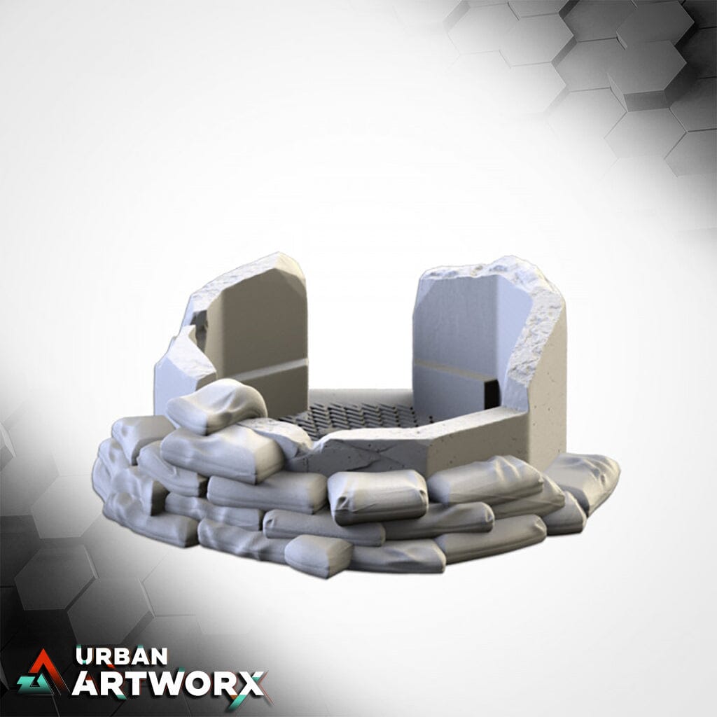 Tabletop Gelände - Txarli Factory - War Bunkers Txarli Factory Bunker 3