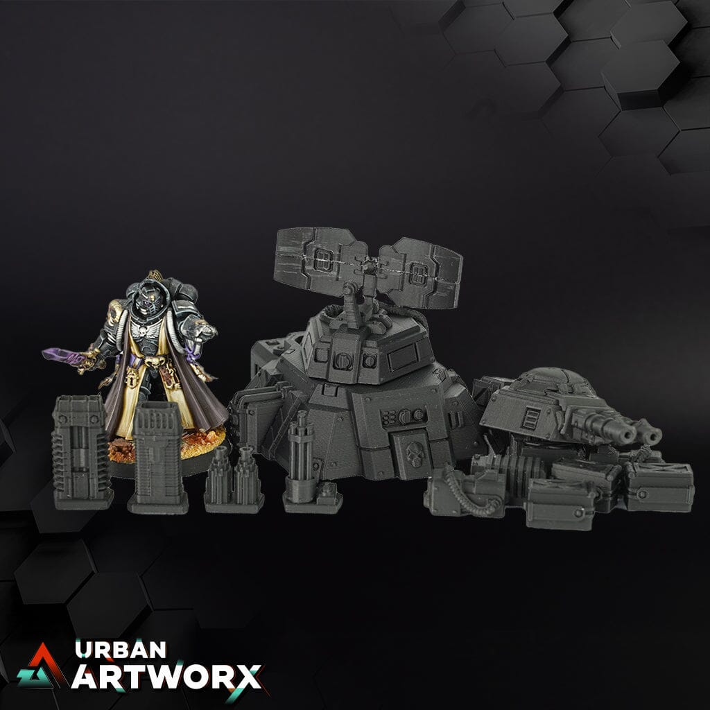Tabletop Gelände - War Scenery - Chapters Headquarter - Defense Turret War Scenery