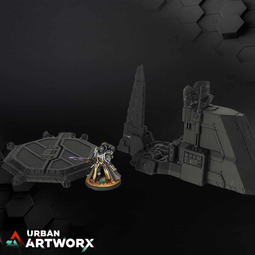 Tabletop Gelände - War Scenery - Chapters Headquarter - Orbital Command War Scenery