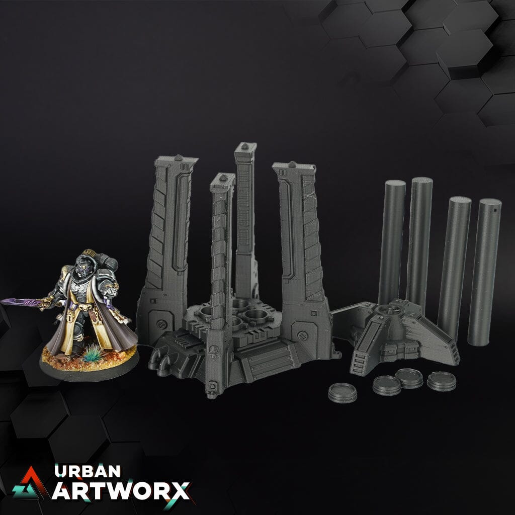 Tabletop Gelände - War Scenery - Chapters Headquarter - Plasma Generator War Scenery Multipart