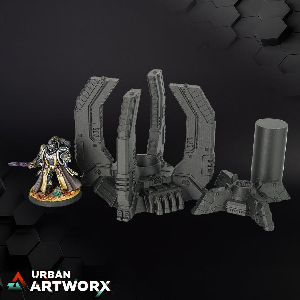 Tabletop Gelände - War Scenery - Chapters Headquarter - Thermo Plasma Generator War Scenery Multipart