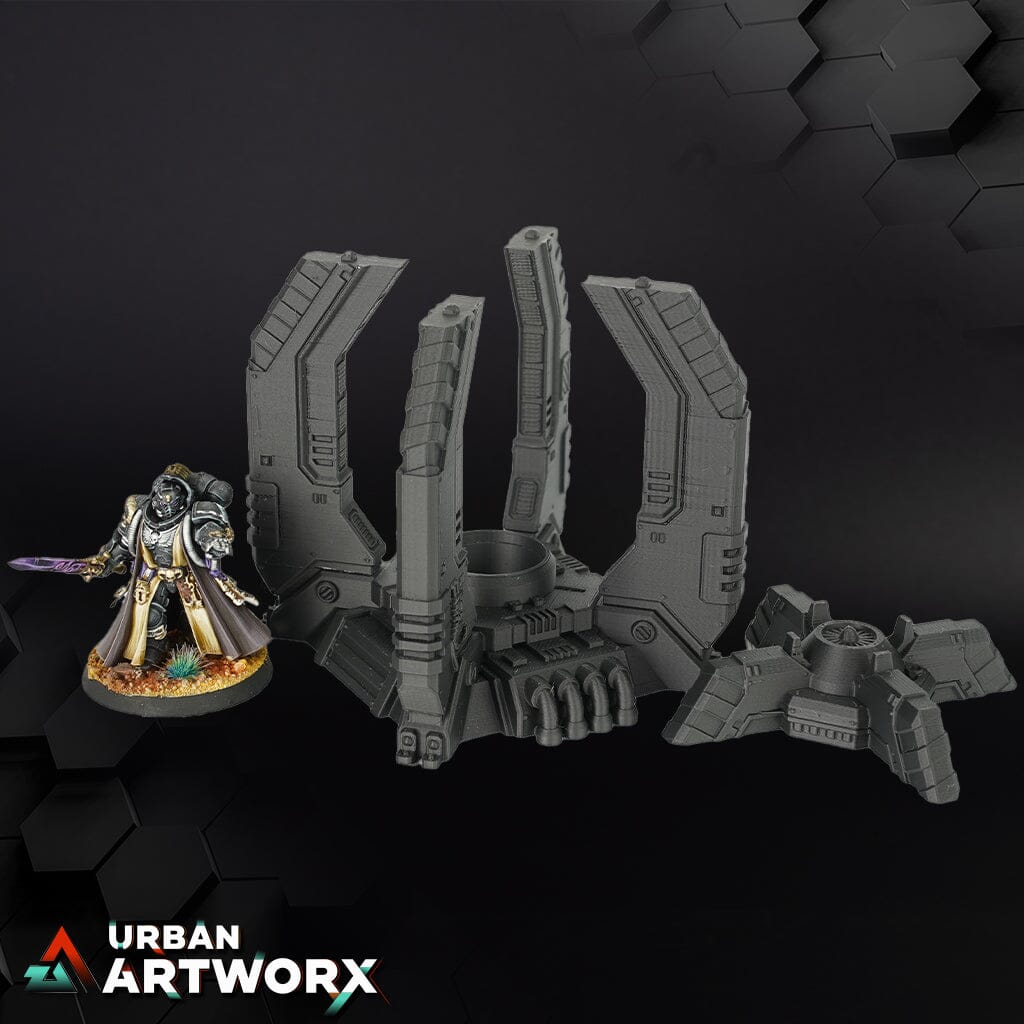 Tabletop Gelände - War Scenery - Chapters Headquarter - Thermo Plasma Generator War Scenery Multipart LED Ready