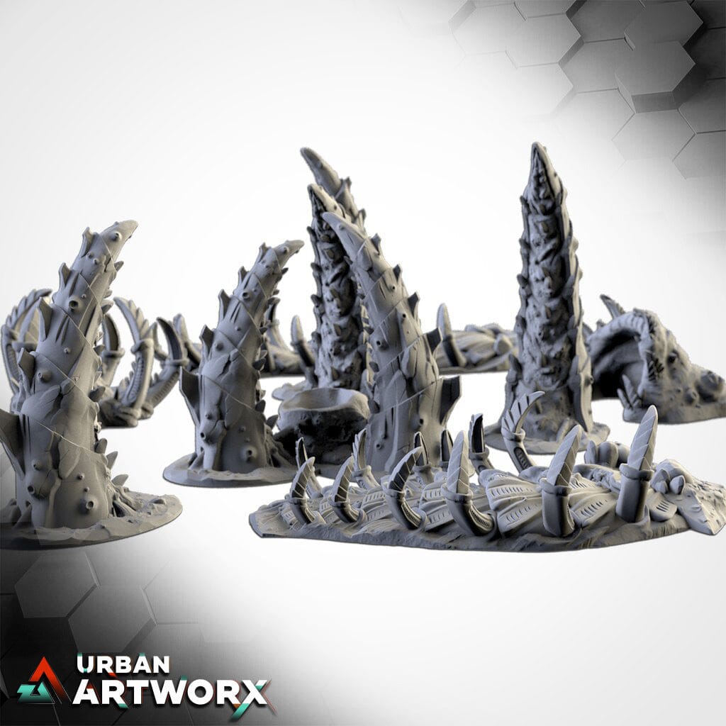 Txarli Factory - Alien Flora Txarli Factory Alien Terrain Complete Set