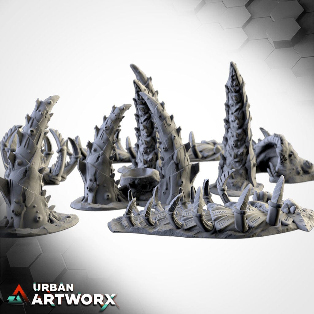 Txarli Factory - Alien Flora Txarli Factory Alien Terrain Complete Set 