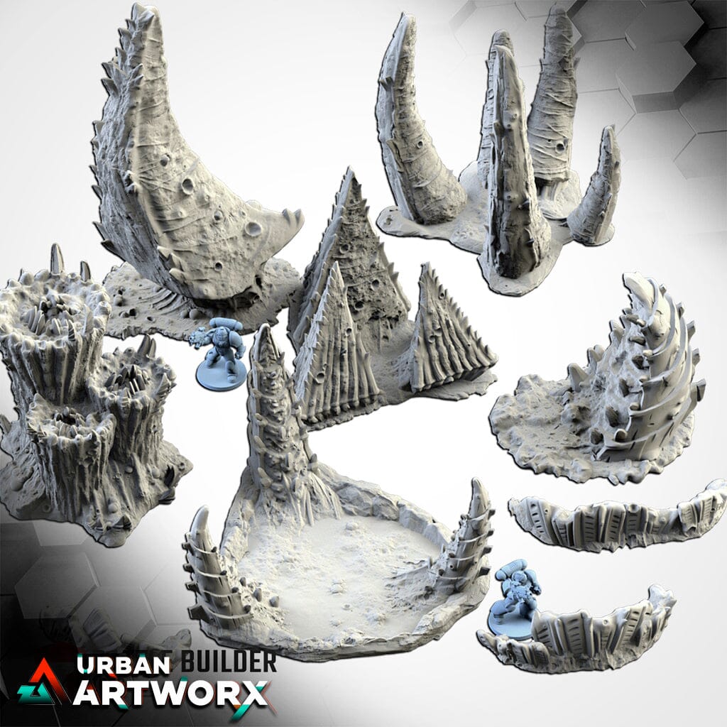 Txarli Factory - Alien Terrain Txarli Factory Complete Set