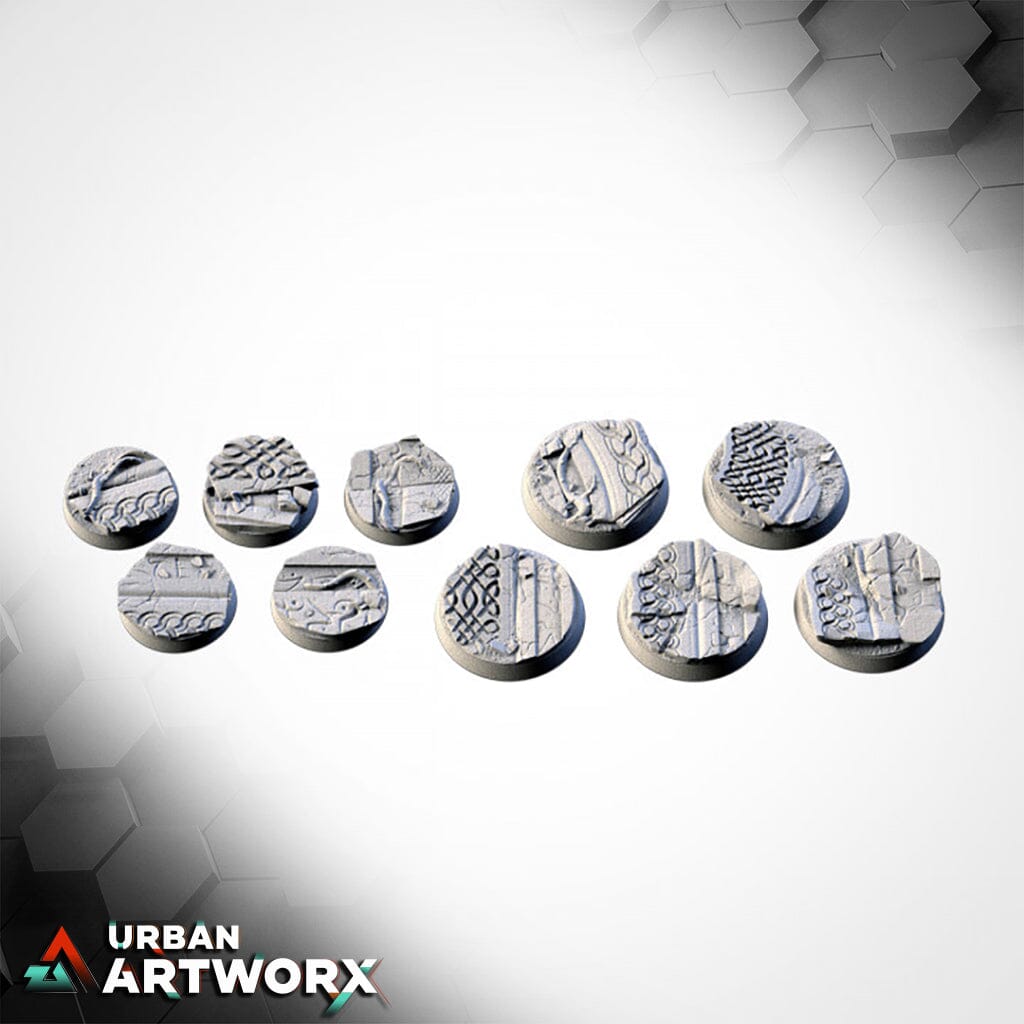 Txarli Factory - Ancestral Ruins Bases Txarli Factory Round 25mm (10)