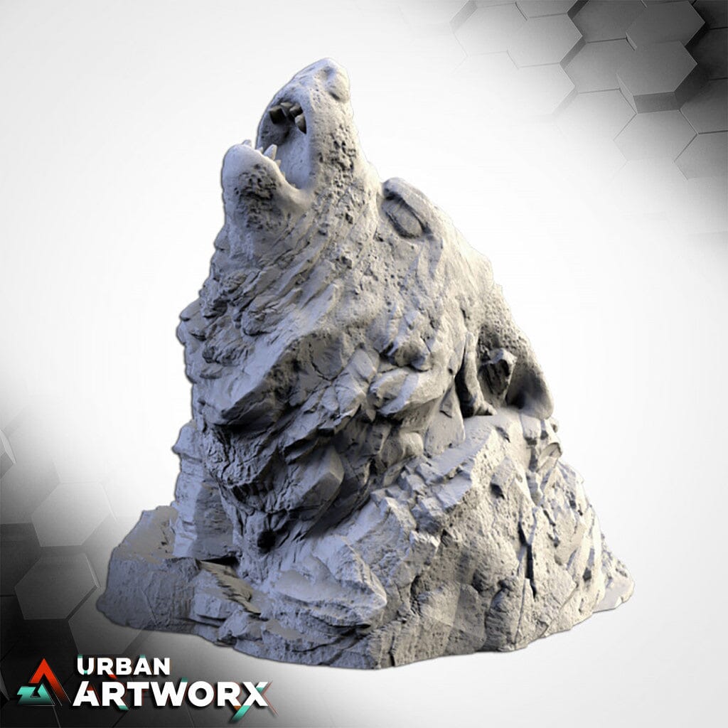 Txarli Factory - Animal Rocks Urban ArtworX Wolf