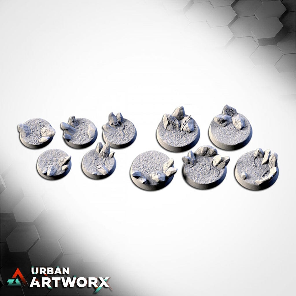 Txarli Factory - Chaos Hell Bases Txarli Factory Round 25mm (10)