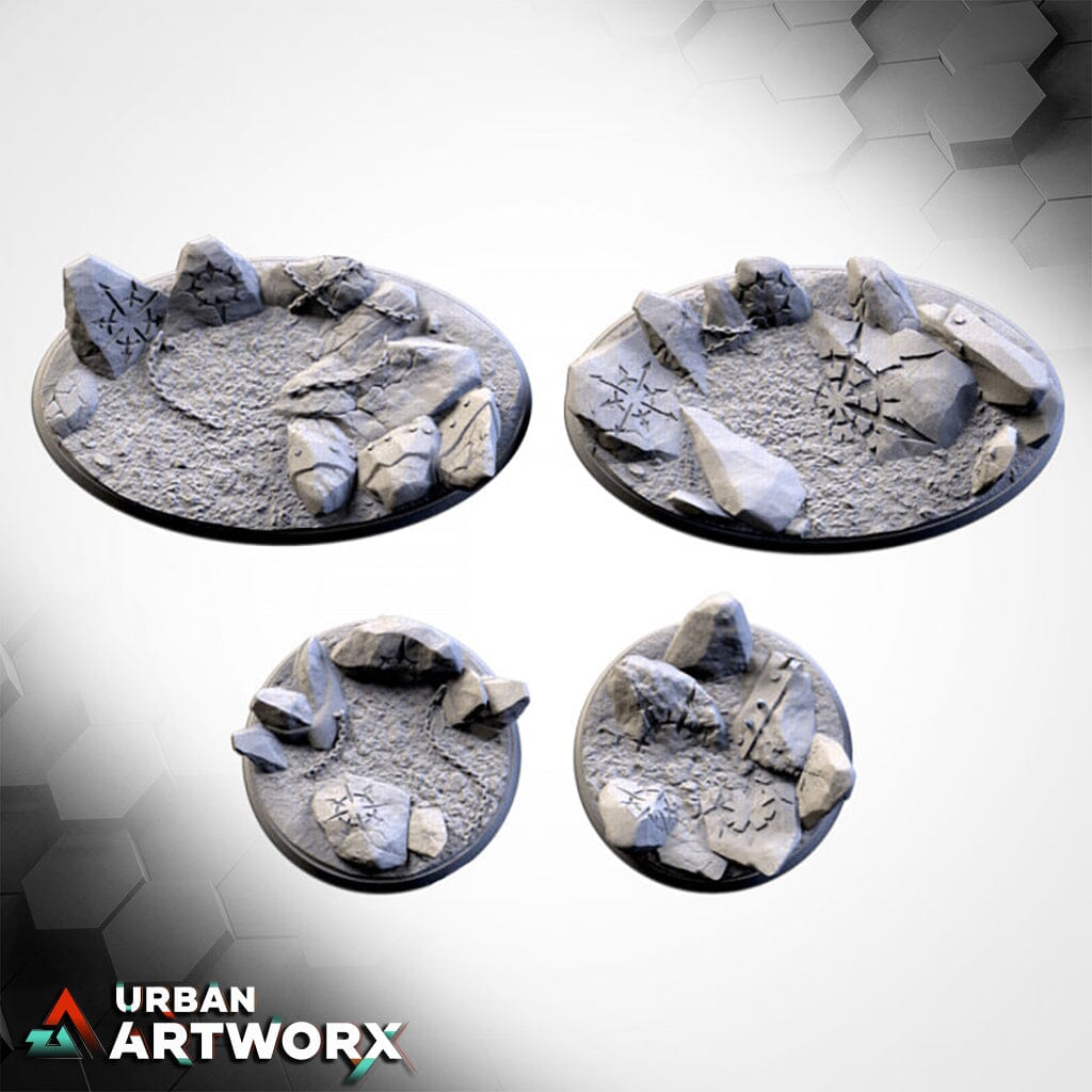 Txarli Factory - Chaos Hell Bases Txarli Factory Round 50mm (3)
