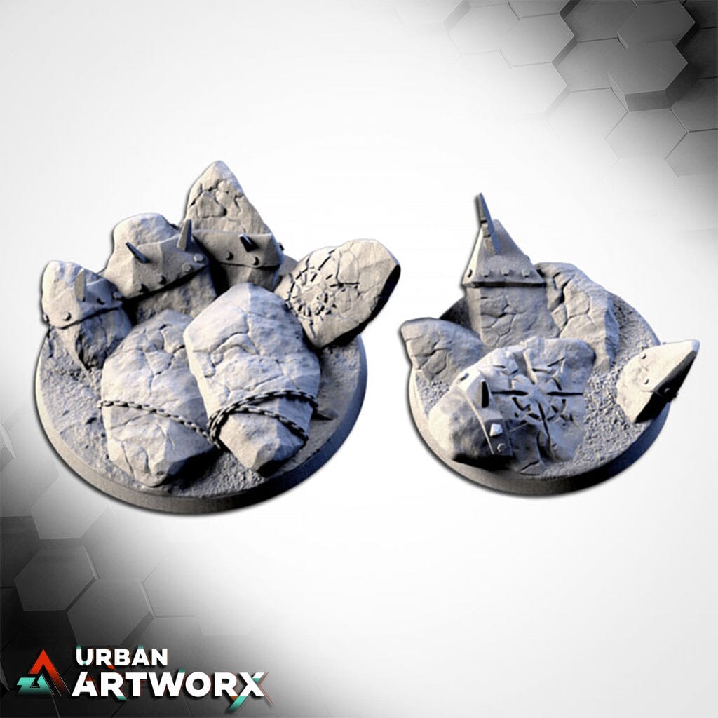 Txarli Factory - Chaos Hell Bases Txarli Factory Round 60mm (2)