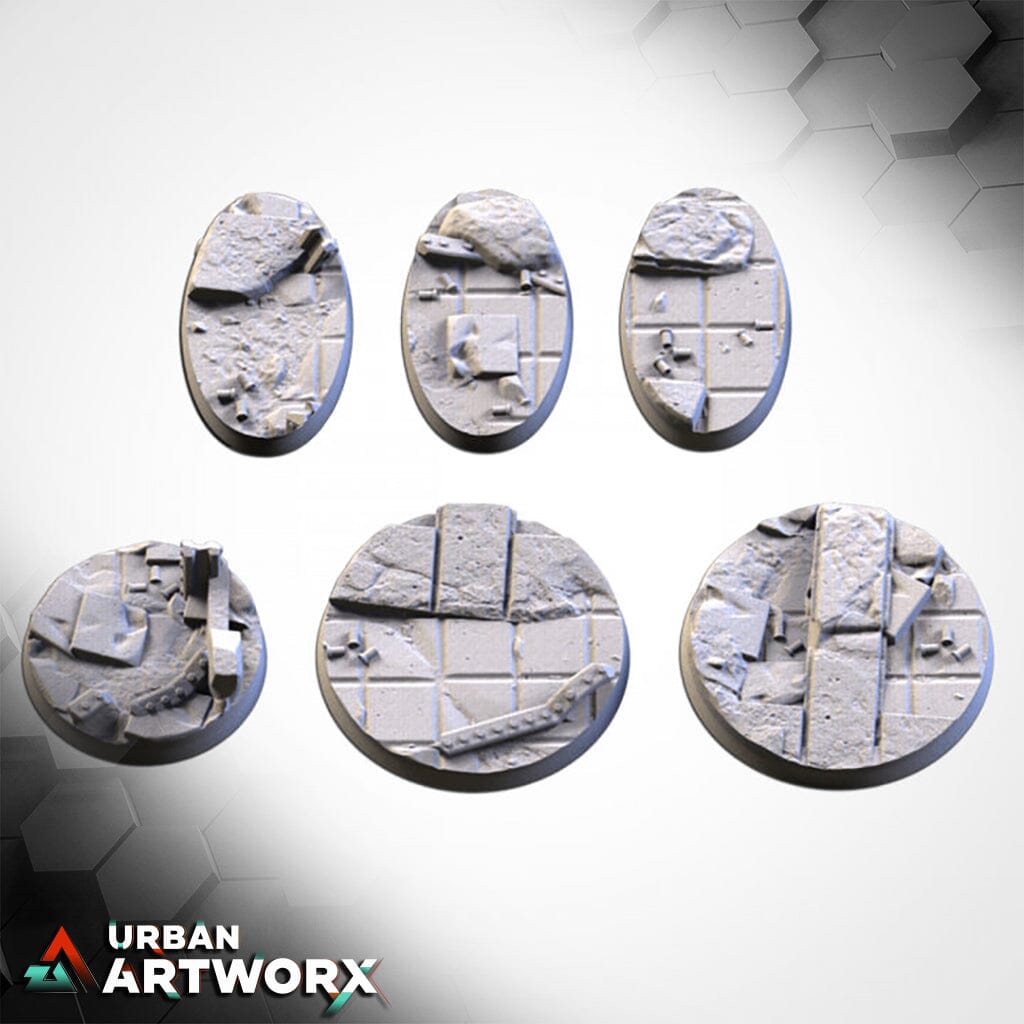 Txarli Factory - City Ruins Bases Txarli Factory Oval 60x35mm (3)
